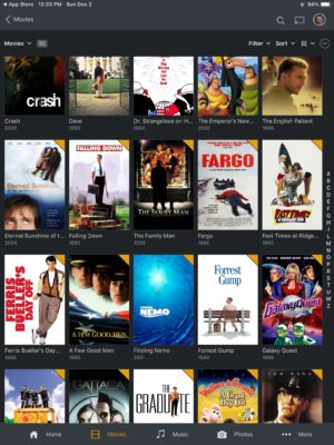 Plex All Movies view