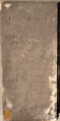 Asahel Brunson gravestone, New Orleans